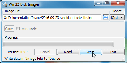 Image-Datei auswählen Screenshot