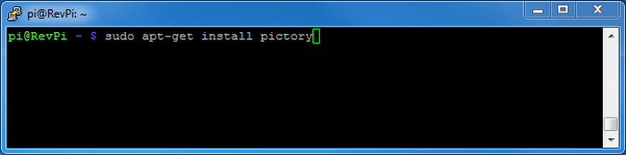 install pictory