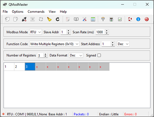qmodmaster config