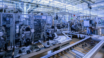 Intelligentes Differenzstrommonitoring – Produktionshalle