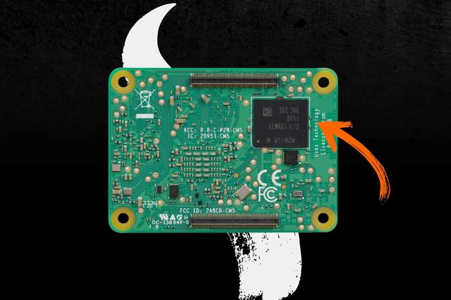 Industrial Raspberry Pi mit eMMC-Flash-Speicher