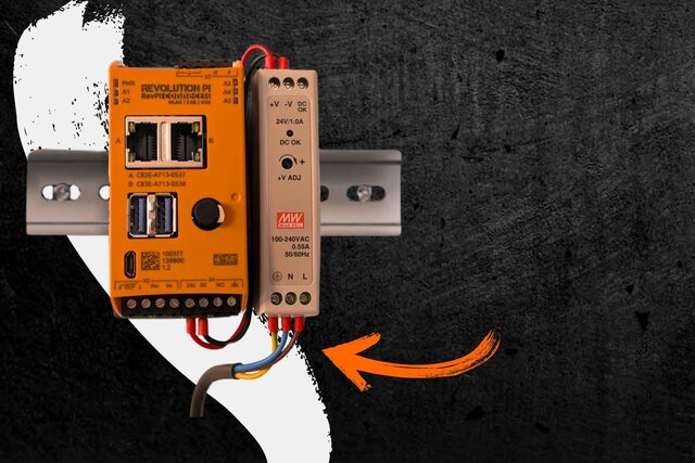 Industrial Raspberry Pi mit industrietauglicher Stromversorgung