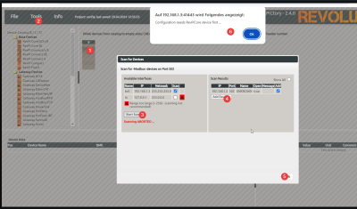 PiCtory: Configuration needs RevPiCore device first