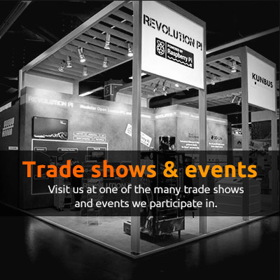 Button - Upcoming events and trade shows
